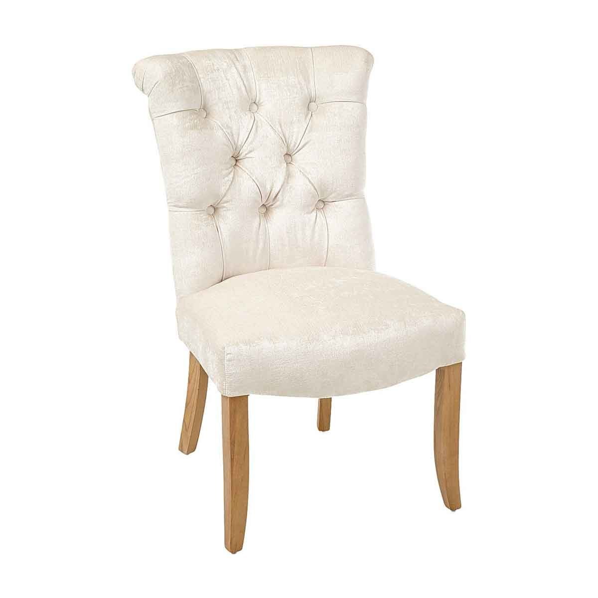 Silla Colette Ivory Velvet Pier 1 Imports