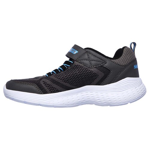 Tenis Choclo con Velcro Gris Negro Skechers