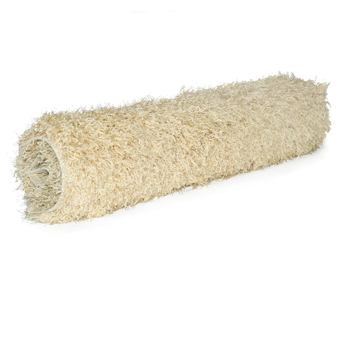 Home Nature Tapete de Area Shag Ivory Antiderrapente 60X90 Cm