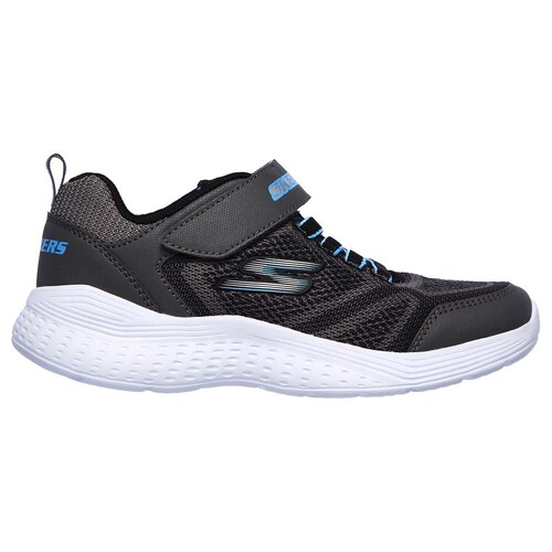 Tenis Choclo con Velcro Gris Negro Skechers