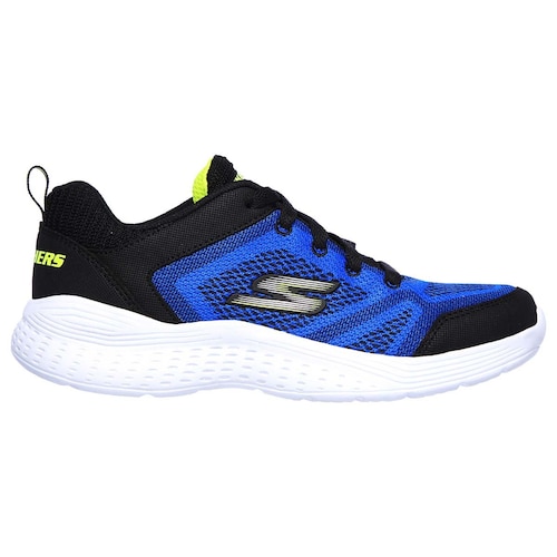 Tenis Choclo con Agujeta Azul Negro Skechers