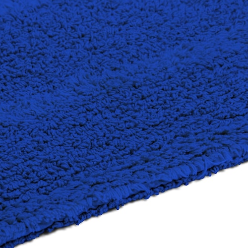 Home Nature Tapete Liso Azul Reversible 100% Algodón 40X60 Cm