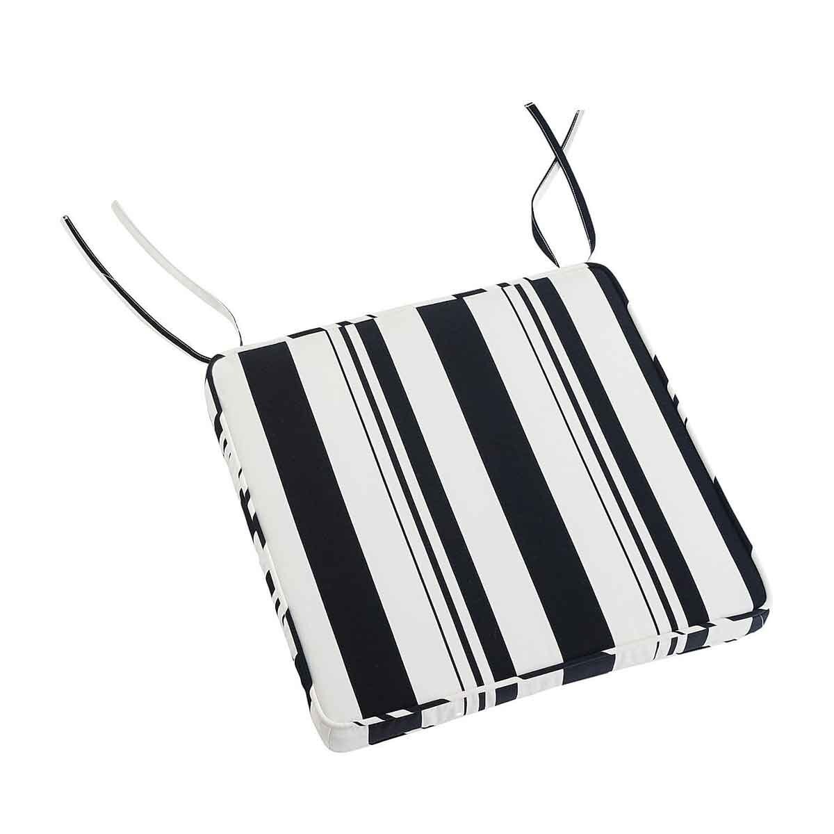 Cojín para Silla Blkwht Stripe Pier 1 Imports