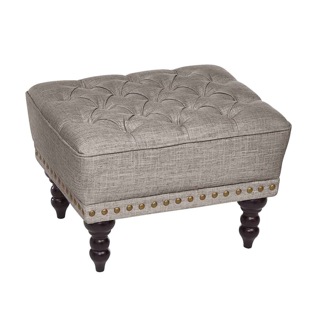 Taburete Chas Pf Linen Gray Pier 1
