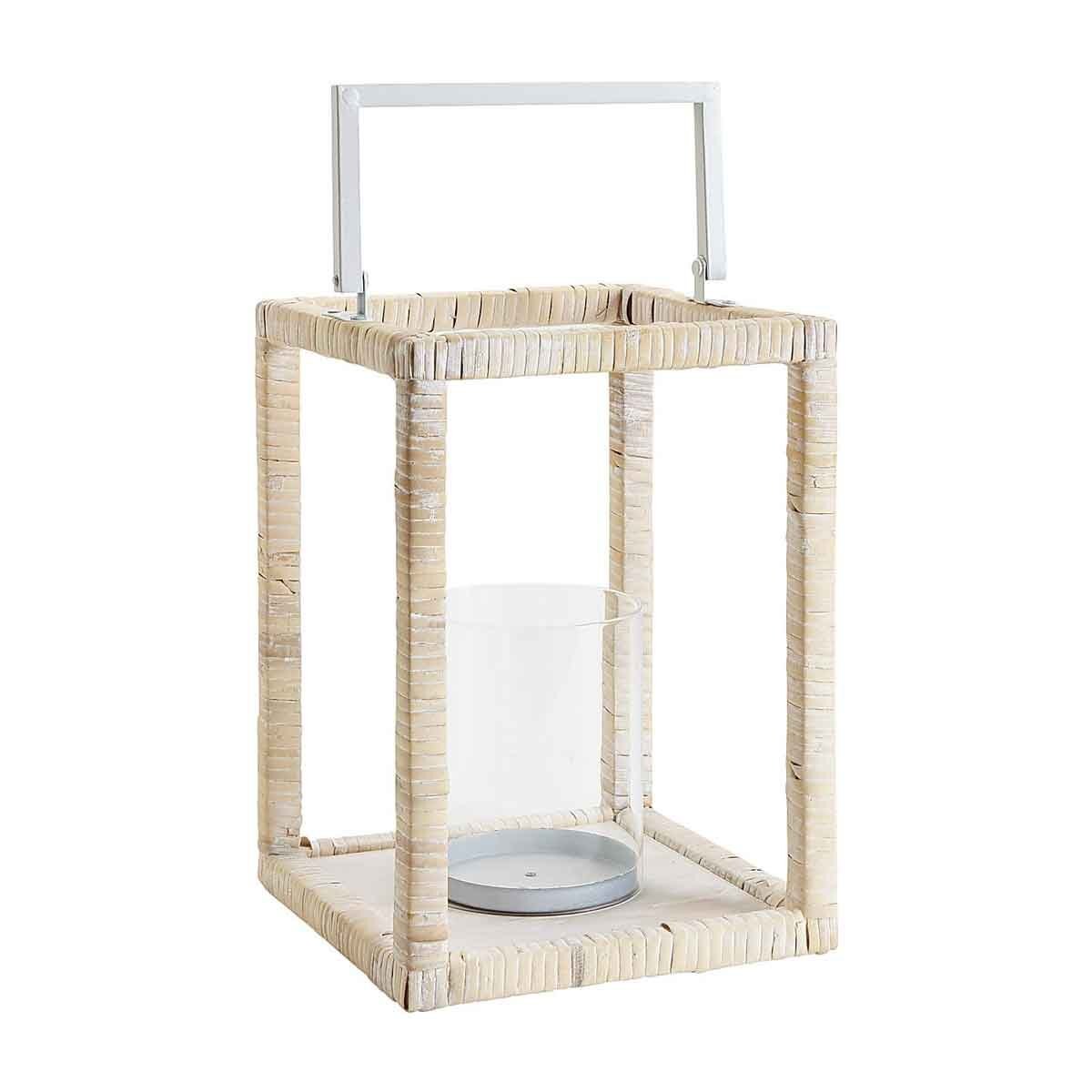 Linterna Callow White Rattan 14 Pier 1 Imports