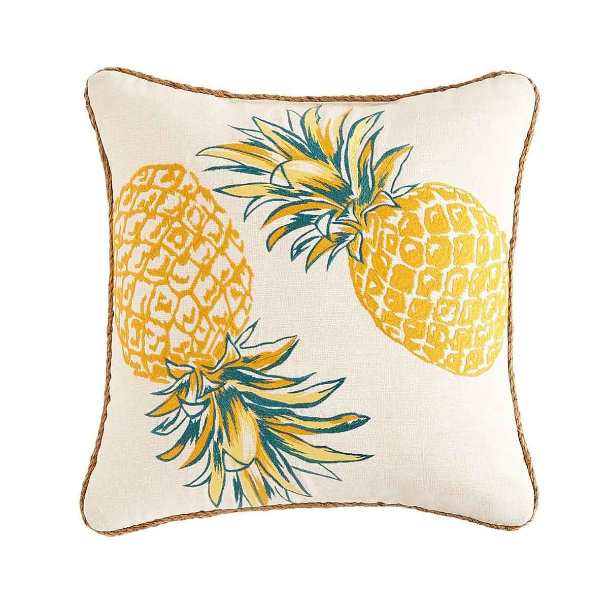 Cojín Embroidered Pineapple Pier 1 Imports