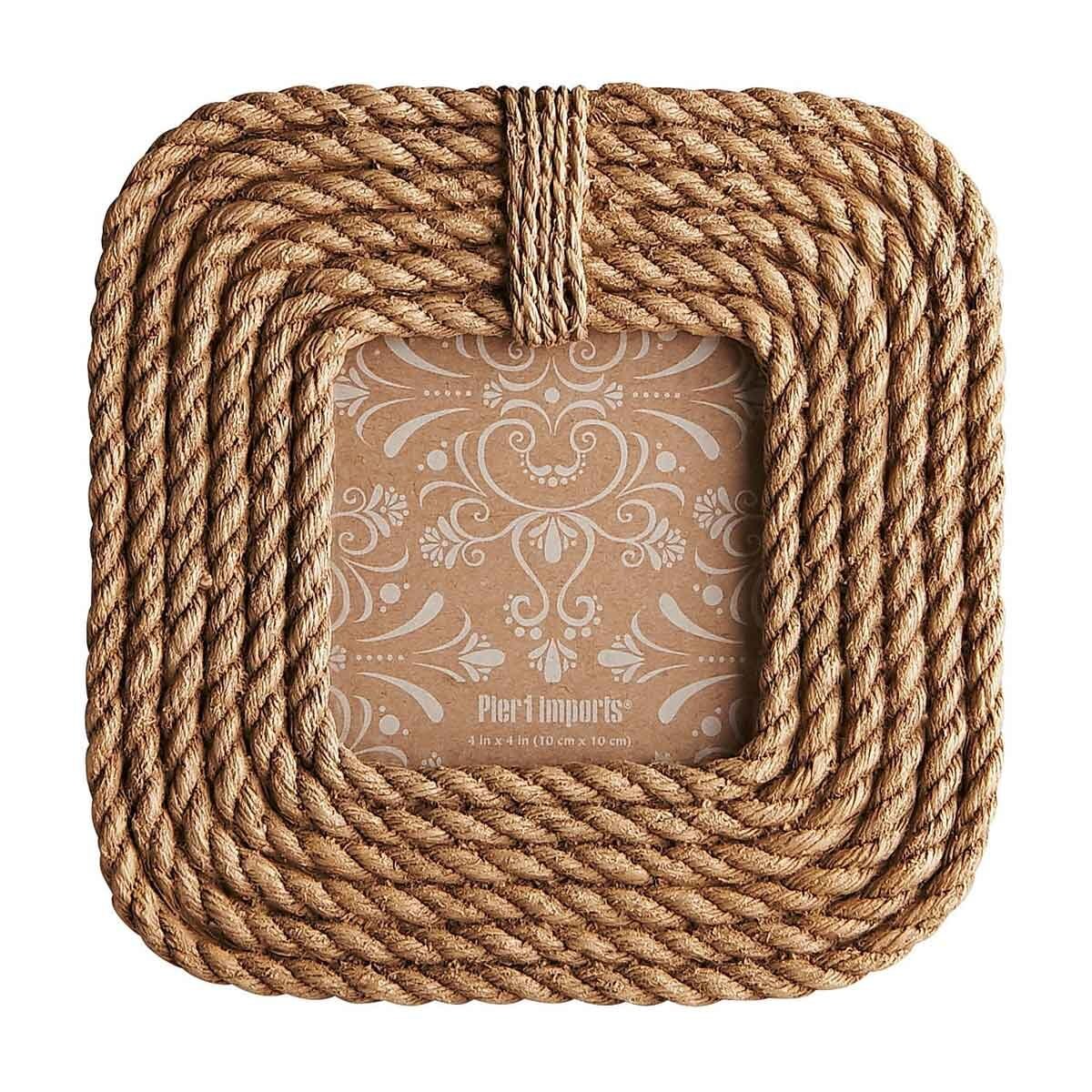 Porta Retrato Rope 4X4 Pier 1 Imports