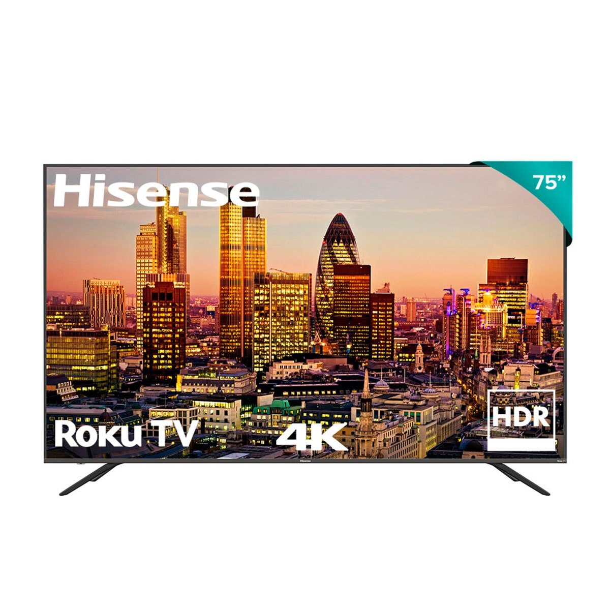 Pantalla 75" Uhd Roku 75R6Fm Hisense