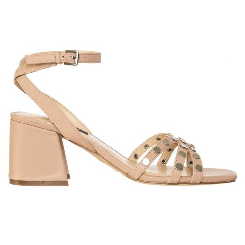 Sandalia con Pulsera al Tobillo Color Carne Nine West