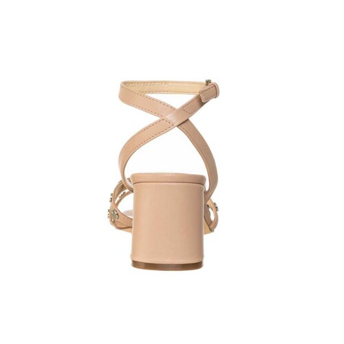 Sandalia con Pulsera al Tobillo Color Carne Nine West