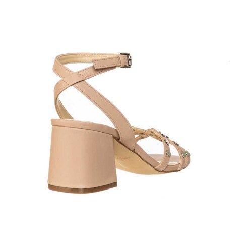 Sandalia con Pulsera al Tobillo Color Carne Nine West