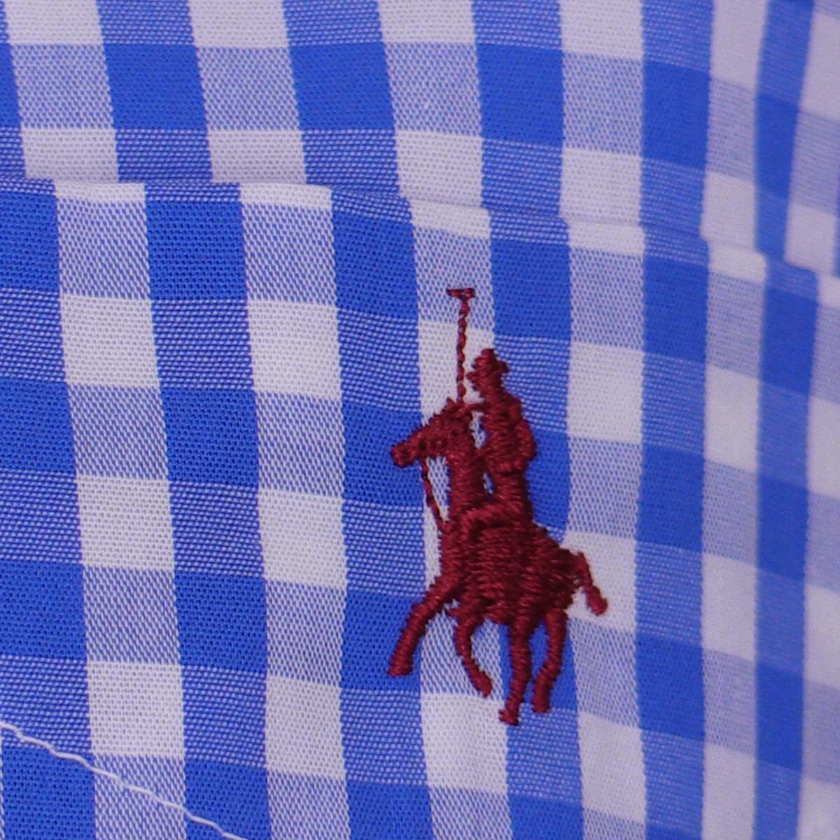 Camisa Manga Larga de Cuadros Azul Polo Club para Caballero