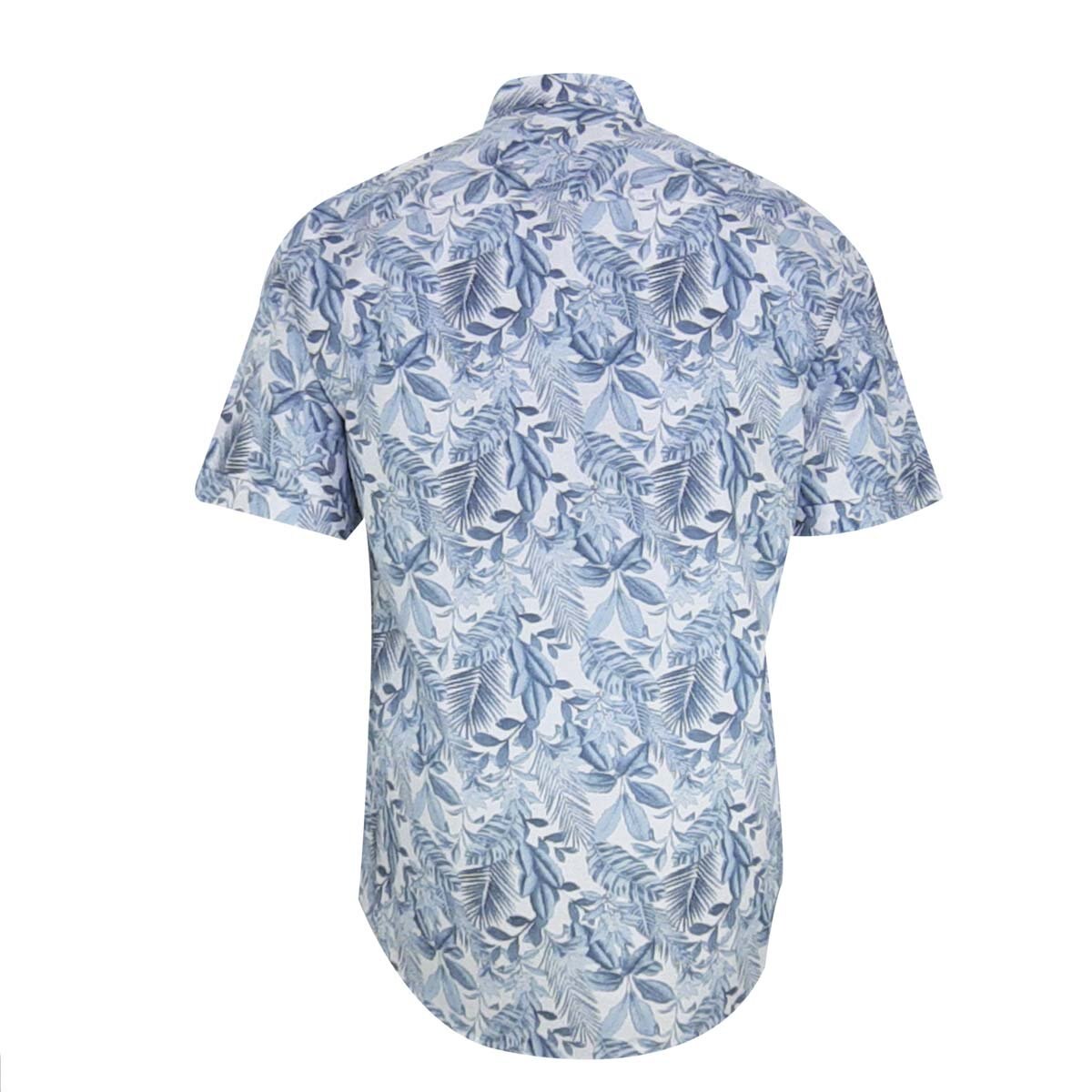 Camisa Manga Corta Estampada Blanco Polo Club para Caballero
