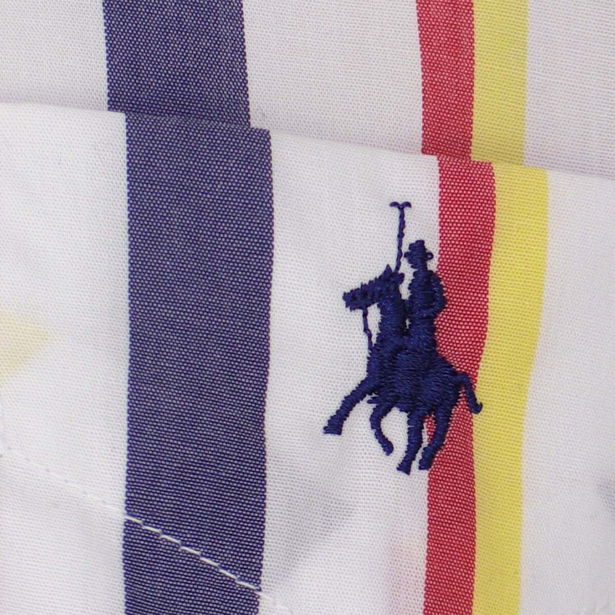 Camisa Manga Corta de Rayas Azul Polo Club para Caballero