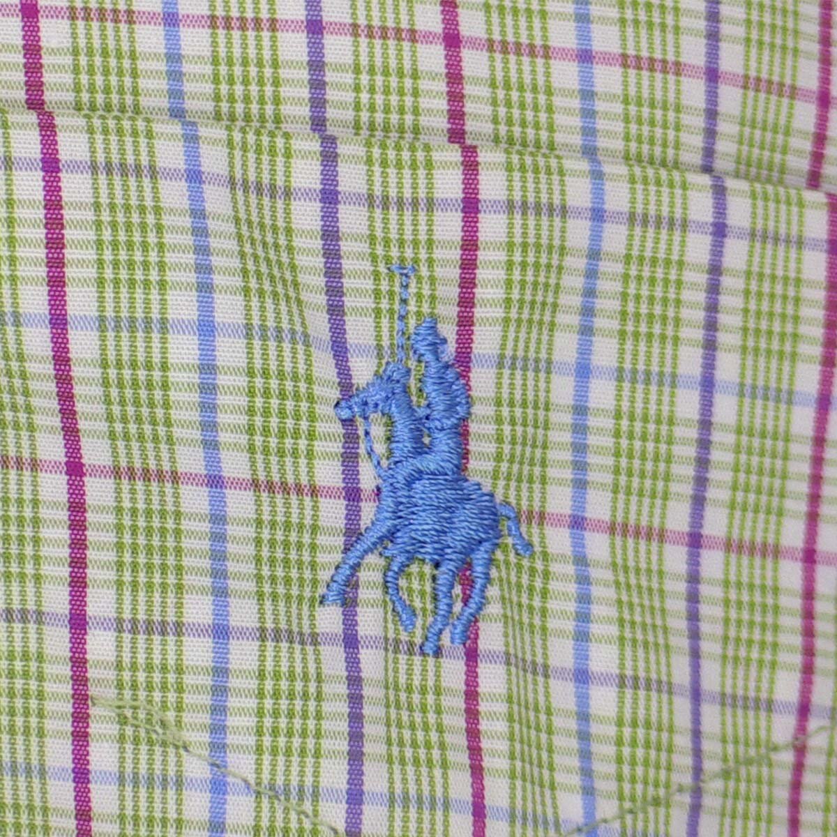 Camisa Manga Corta de Cuadros Verde Polo Club para Caballero