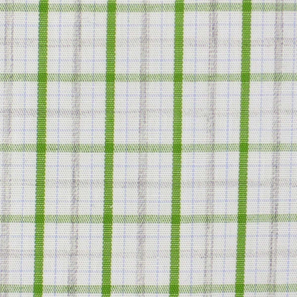 Camisa Manga Corta de Cuadros Verde Polo Club para Caballero