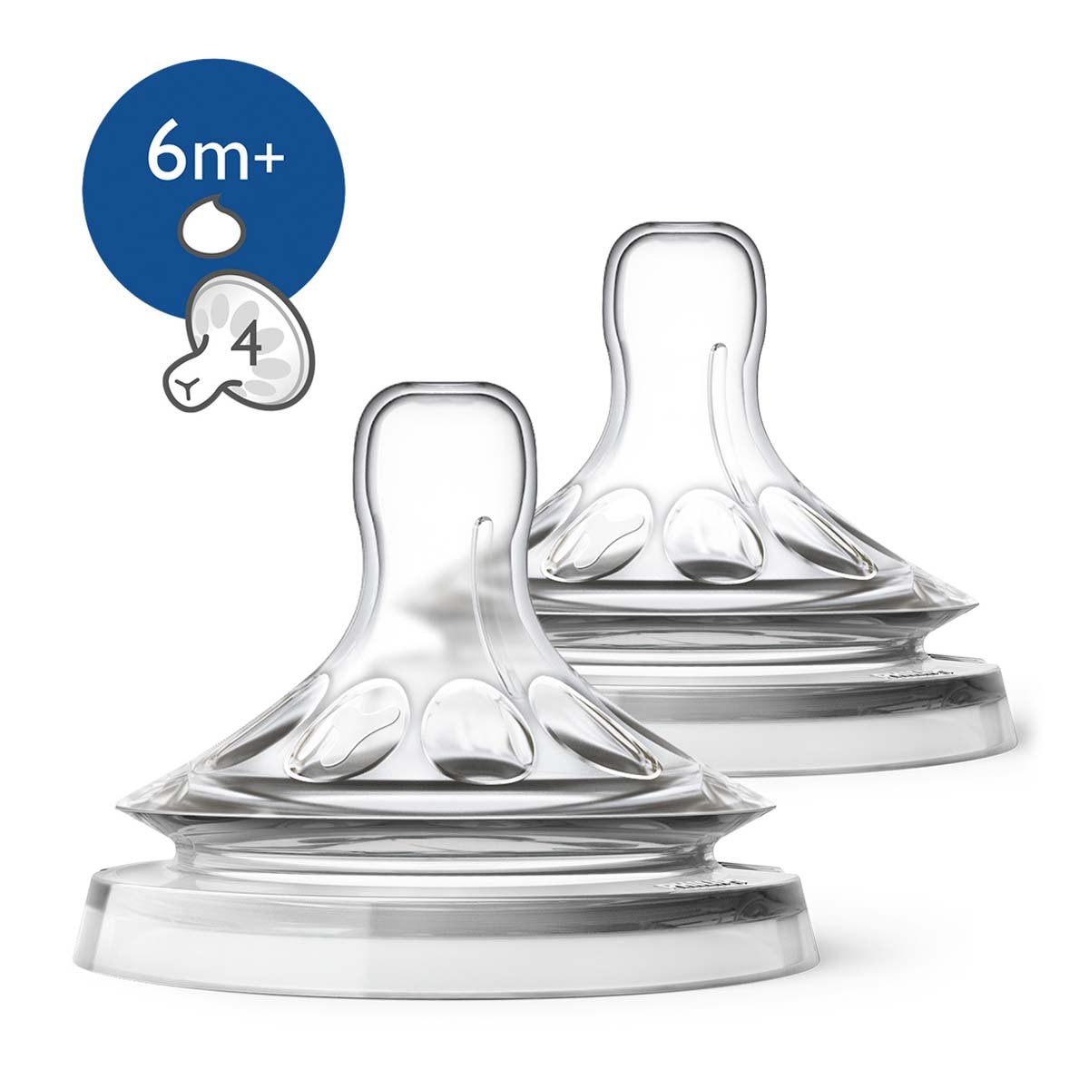 Set de 2 Tetinas Avent Natural Flujo Espeso