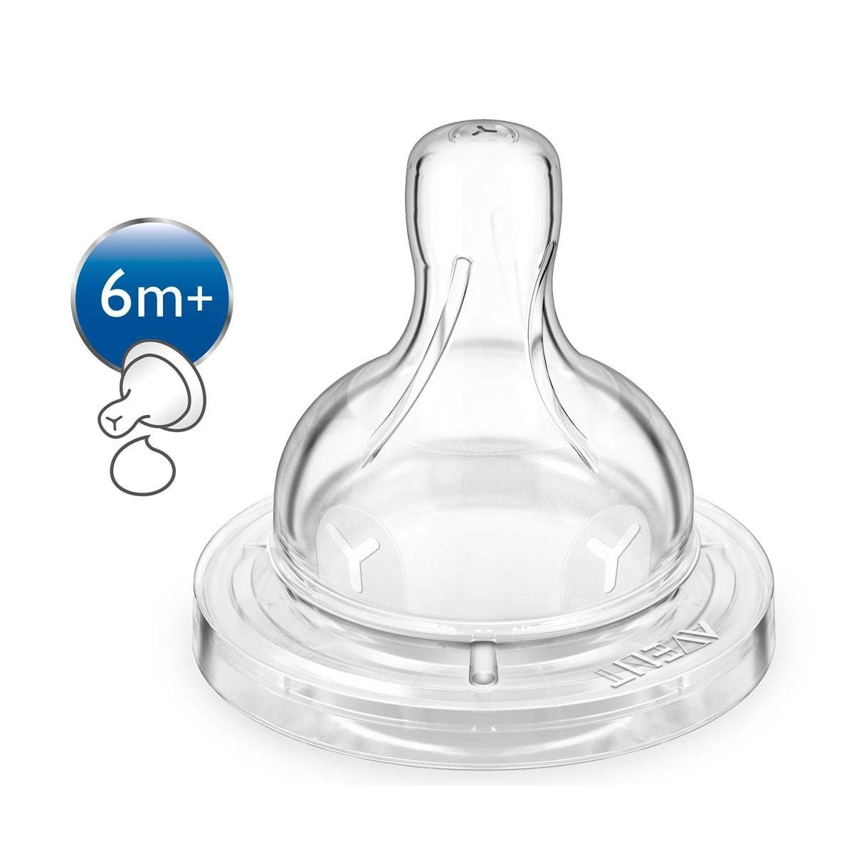 Set de 2 Tetinas Avent Natural Flujo Espeso