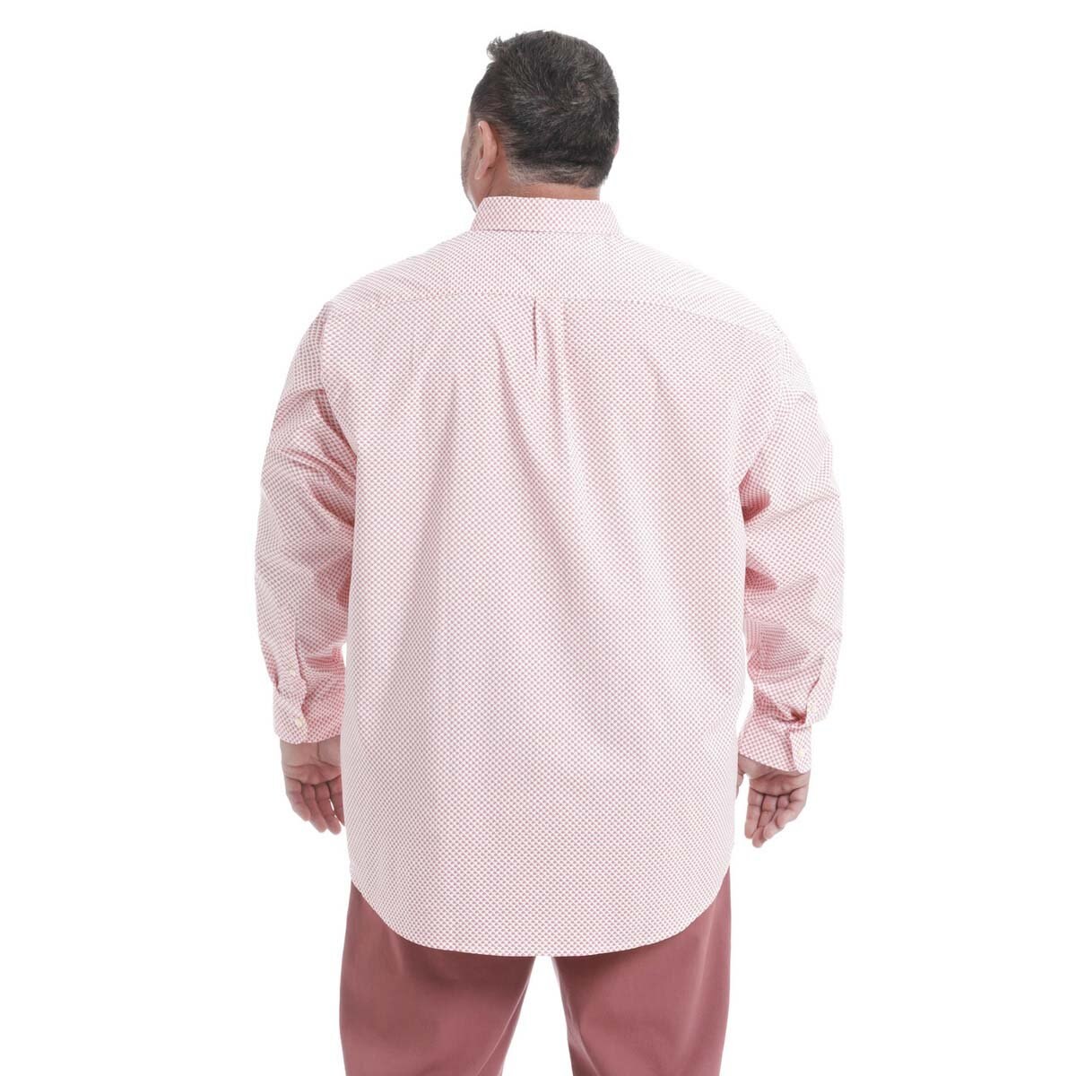 Camisa Manga Larga Rosa Dockers para Caballero