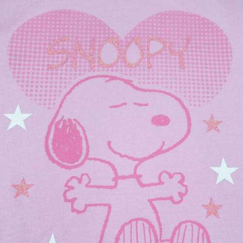 Pijama para Dama Playera Manga Corta Y Pantalón Snoopy
