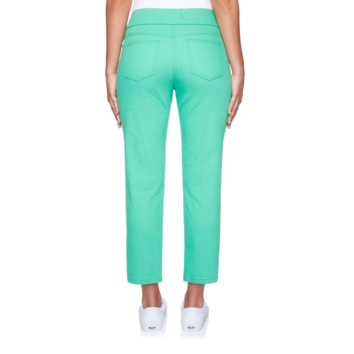 Pantalón Verde Liso Ruby Rd para Dama