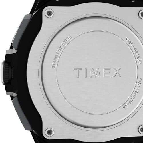 Reloj de Silicón Negro para Caballero Timex