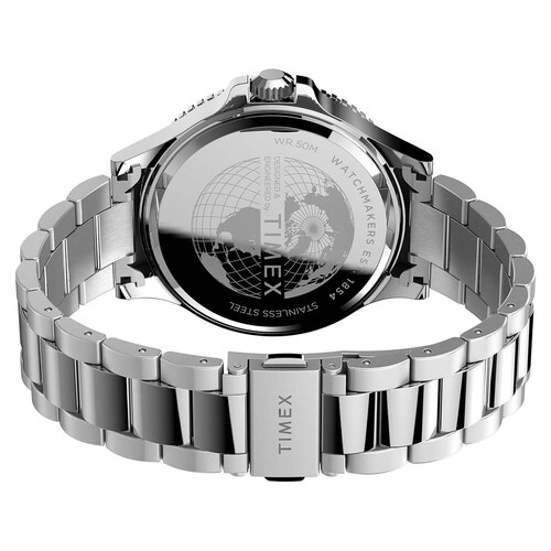 Reloj Plata de Acero Inoxidable para Caballero Timex