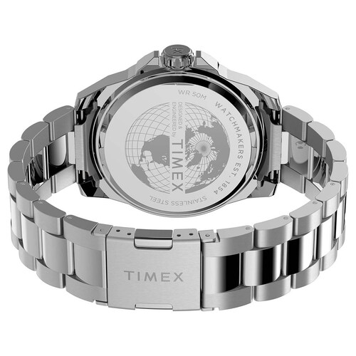 Reloj Plata con Bisel Plata para Hombre Timex