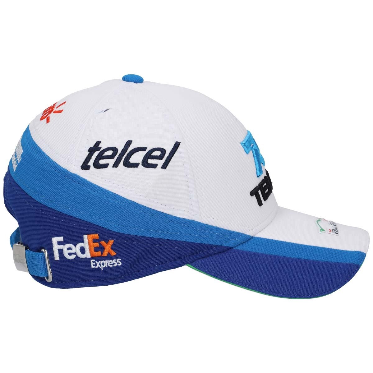 Gorra Blanca Escudería Telmex para Caballero Pole Position 20