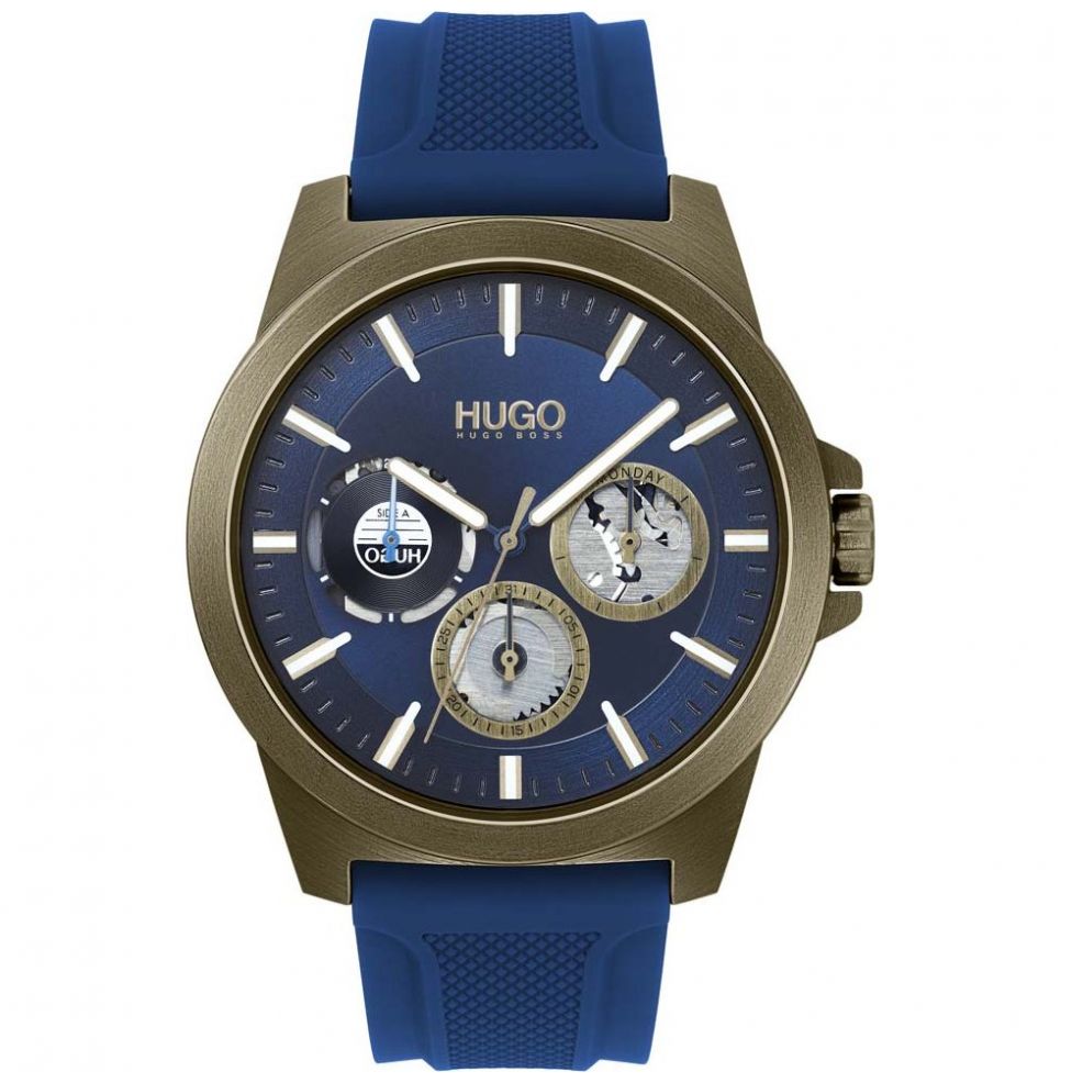 Reloj de Silicón Azul para Caballero Hugo