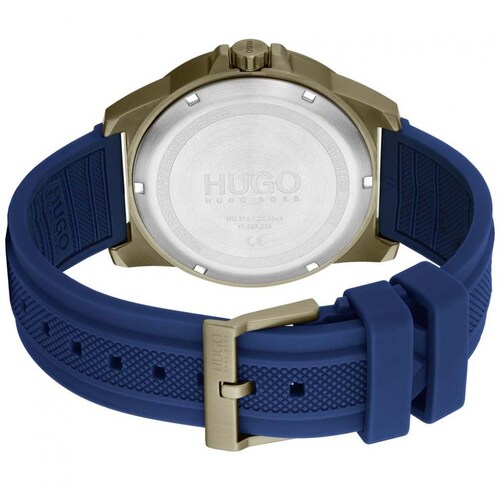 Reloj de Silic&oacute;n Azul para Caballero Hugo