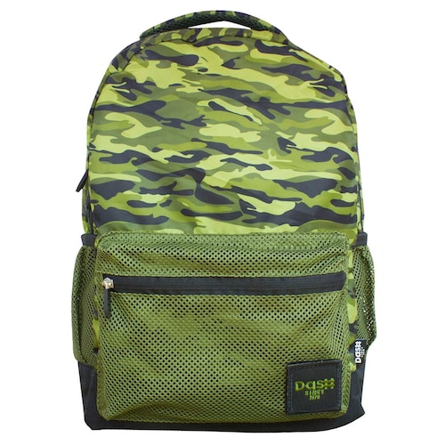 Mochila Tipo Back Pack Camuflaje Verde Dash