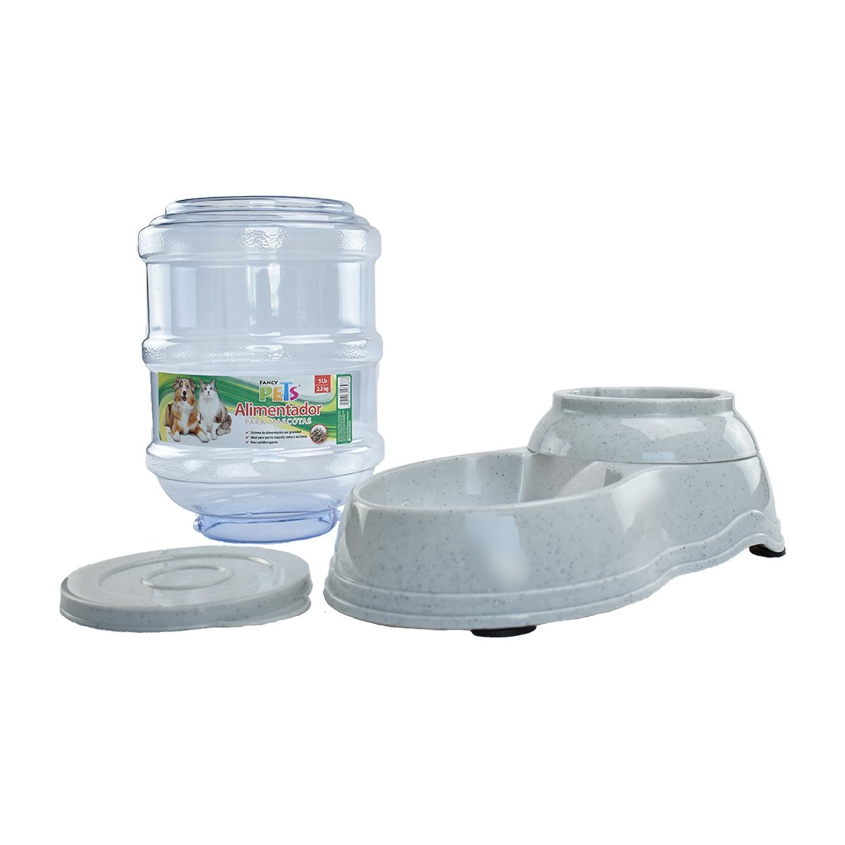 Alimentador Chico para Perro con Capacidad de 2.3Kg (5Lb) Acuario Lomas