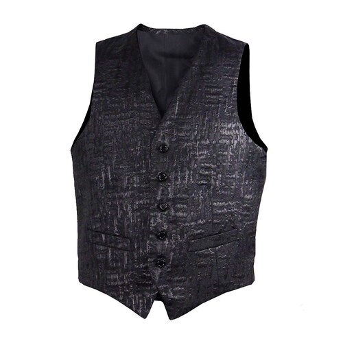 Chaleco de Vestir para Caballero Bruno Magnani Color Negro Combinado
