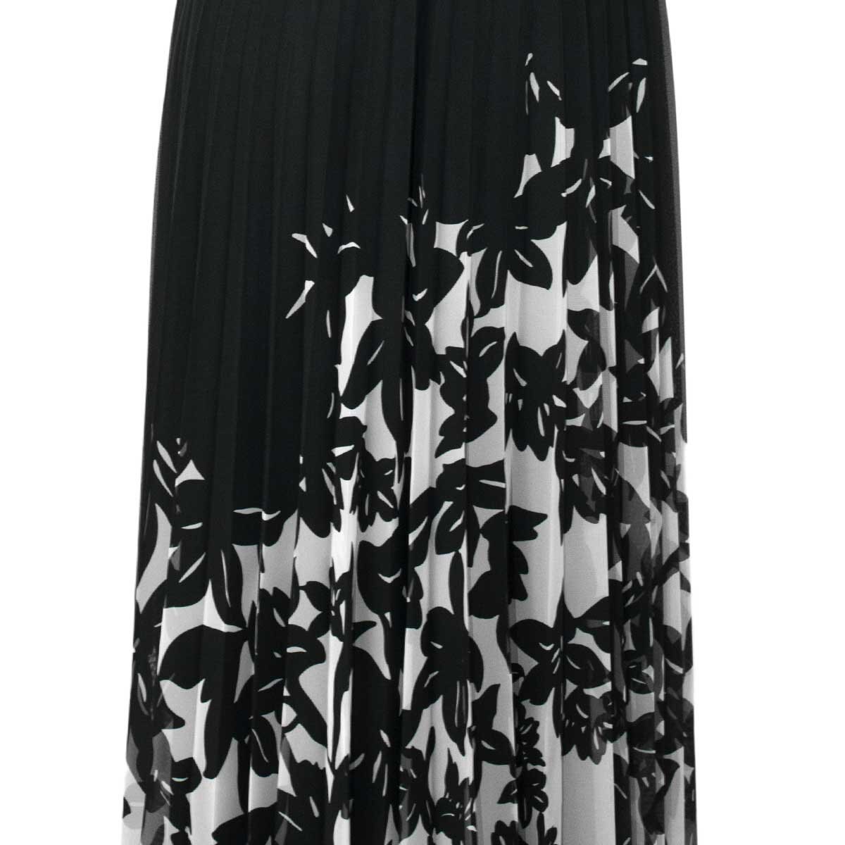 Vestido Halter con Falda Plisadanoshe Noshe