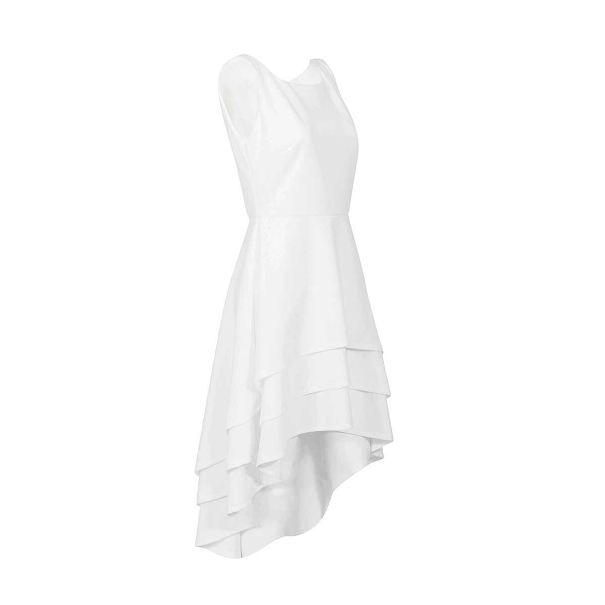 Vestido Largo con Falda a Desnivel Noshe
