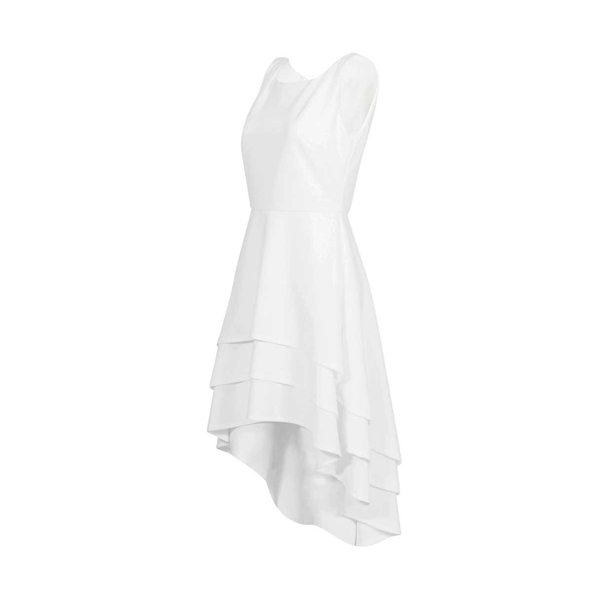 Vestido Largo con Falda a Desnivel Noshe