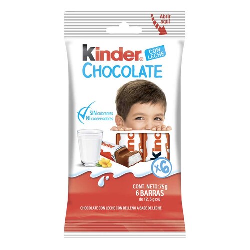 Barras de Chocolate Kinder