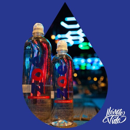 Agua Alcalina Sport Ionizada con Electrolitos 900 Ml Zoe Water Sport