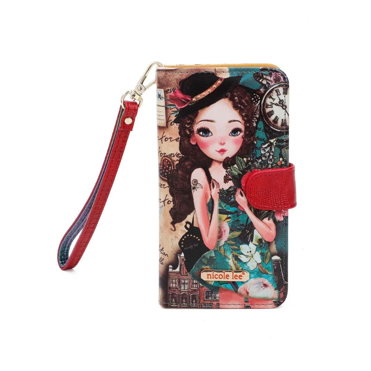 Porta Celular Universal Emily Travels Europe Nicole Lee