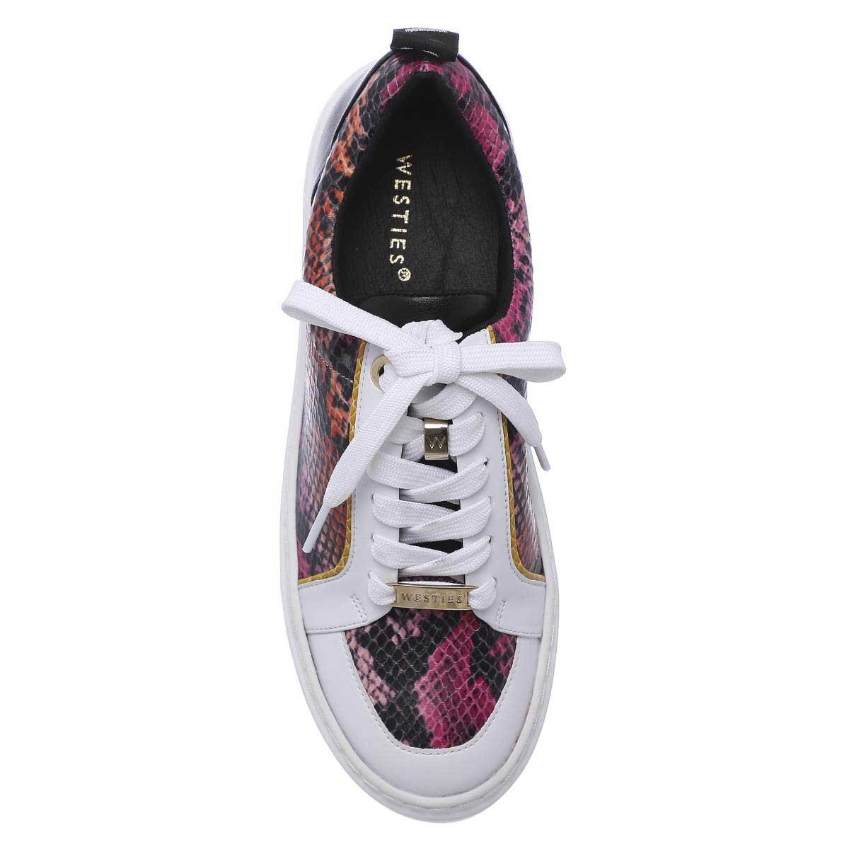 Tenis con Plataforma Y Material Sintético Color Rosa Combinado Westies