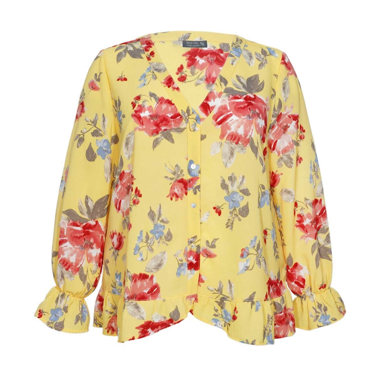Blusa para Dama Manga Tipo Campana Yhasbel