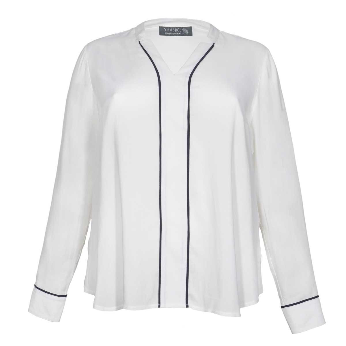 Blusa para Dama Cuello Mao Yhasbel