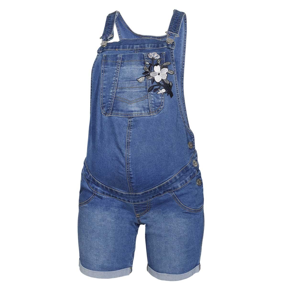 Overol Short Parche de Flores Mama Mia para Dama