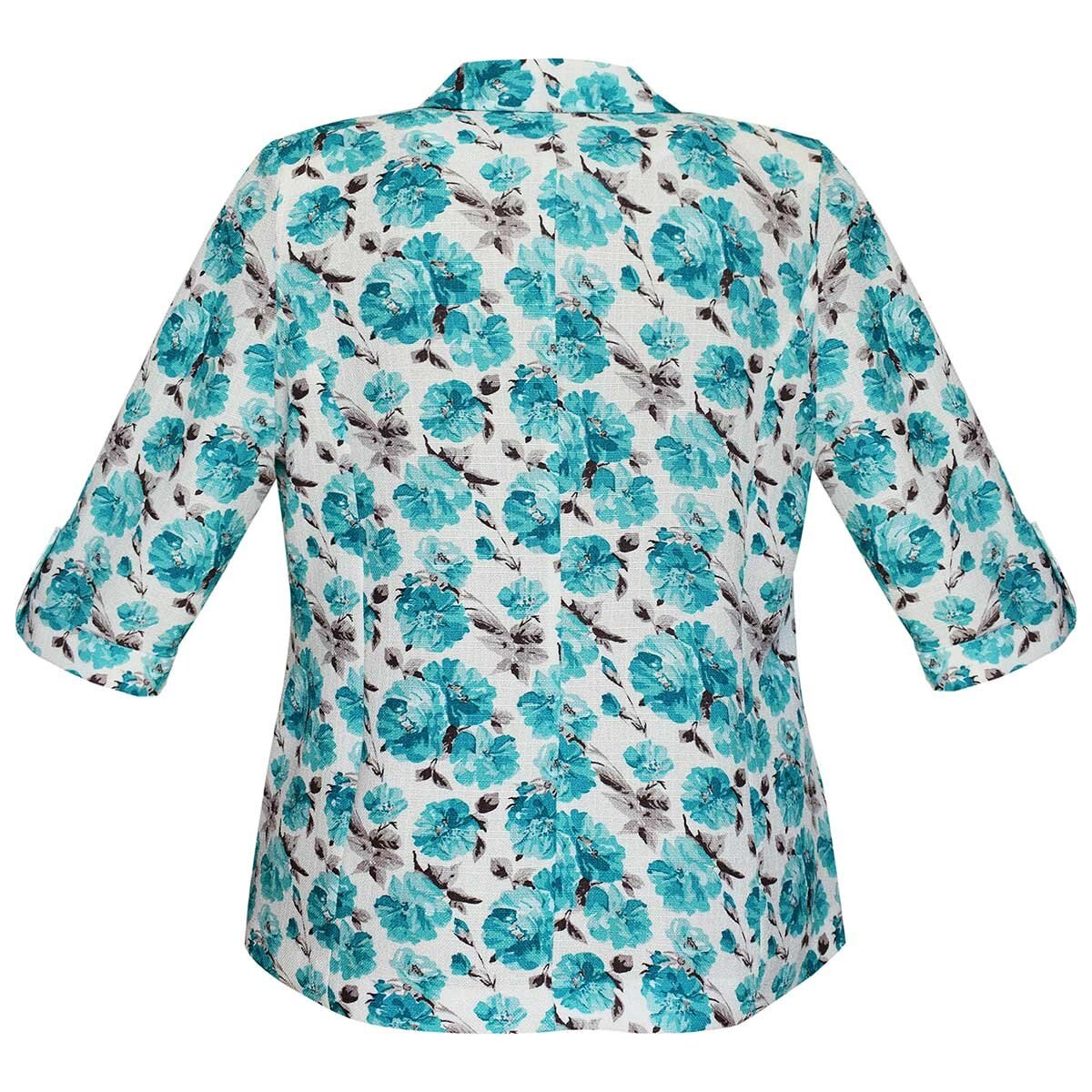 Saco Manga 3/4 Cuello Elevador Pavla Mint para Dama
