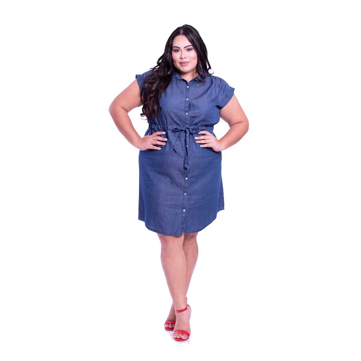 Vestido Manga Corta Susan Miller para Dama