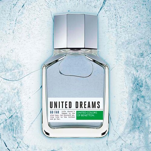 Estuche para Caballero Benetton Go Far Edt 100Ml+ Desodorante 150Ml