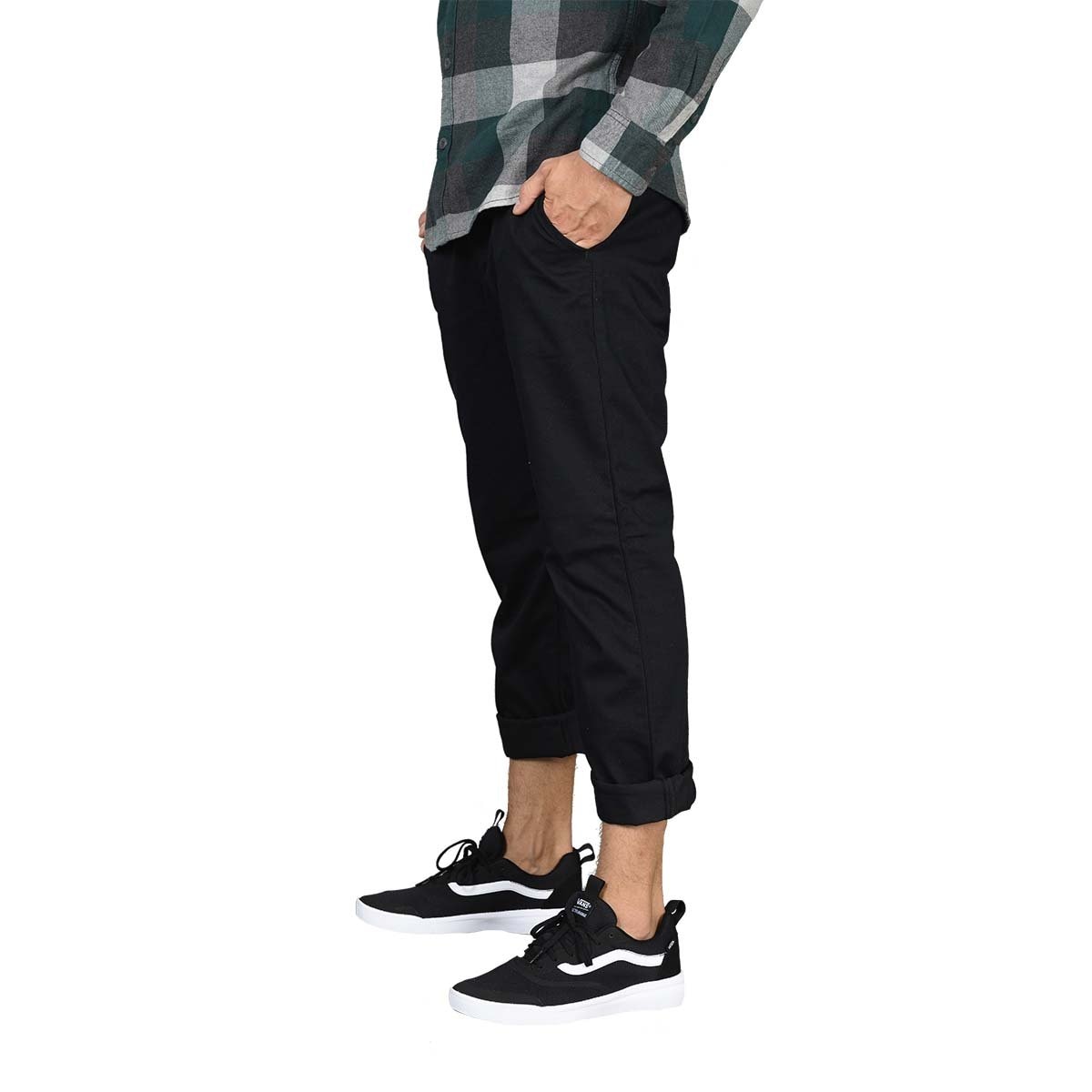 Pantalón Chino Negro Autentico Vans para Caballero