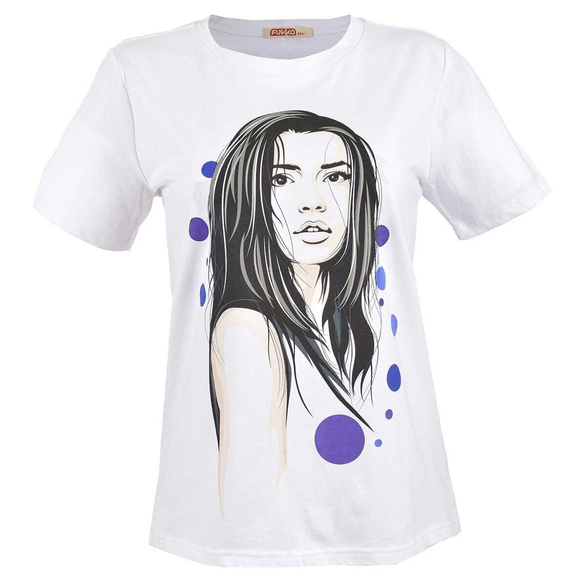 Playera para Dama Estampada Fukka Plus