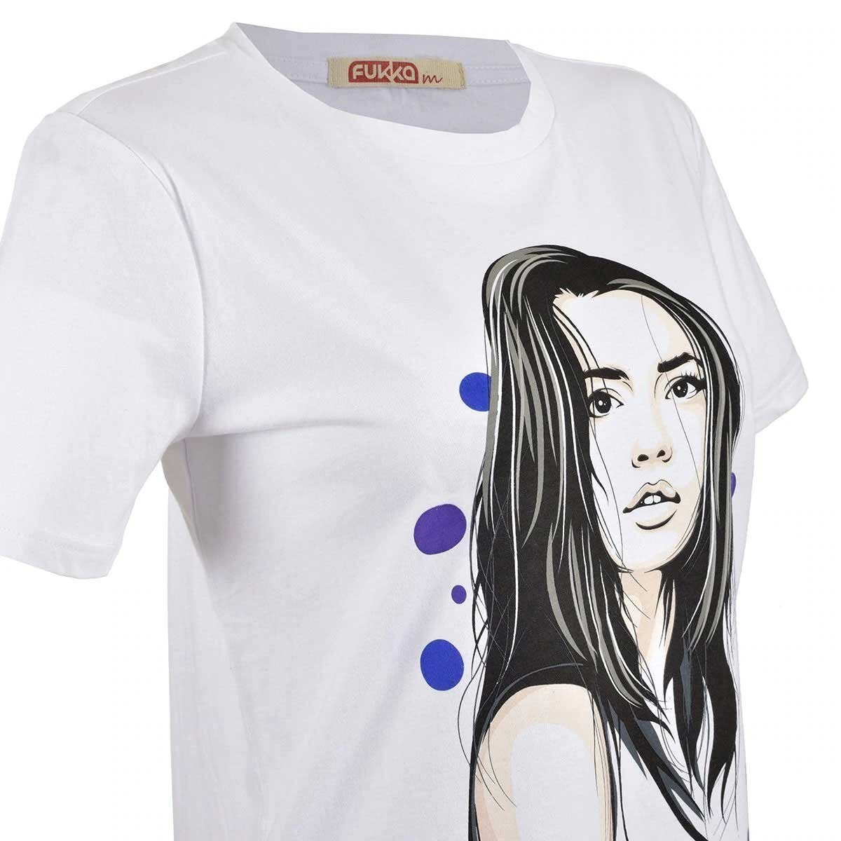 Playera para Dama Estampada Fukka Plus